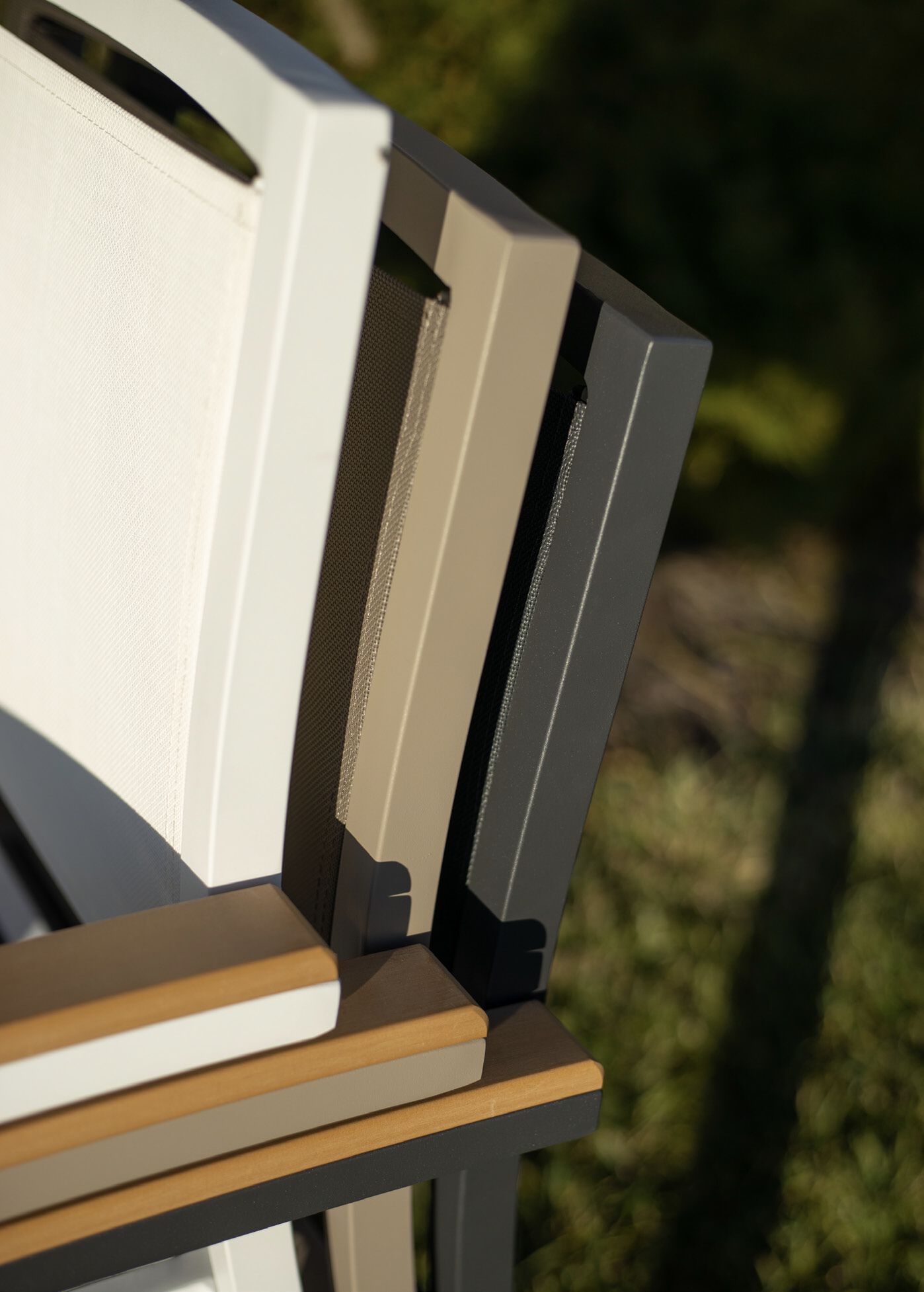 Алюминиевый штабелируемый садовый стул с подлокотниками DRIGANI CLUB ARCH-00068309 - Вид №2