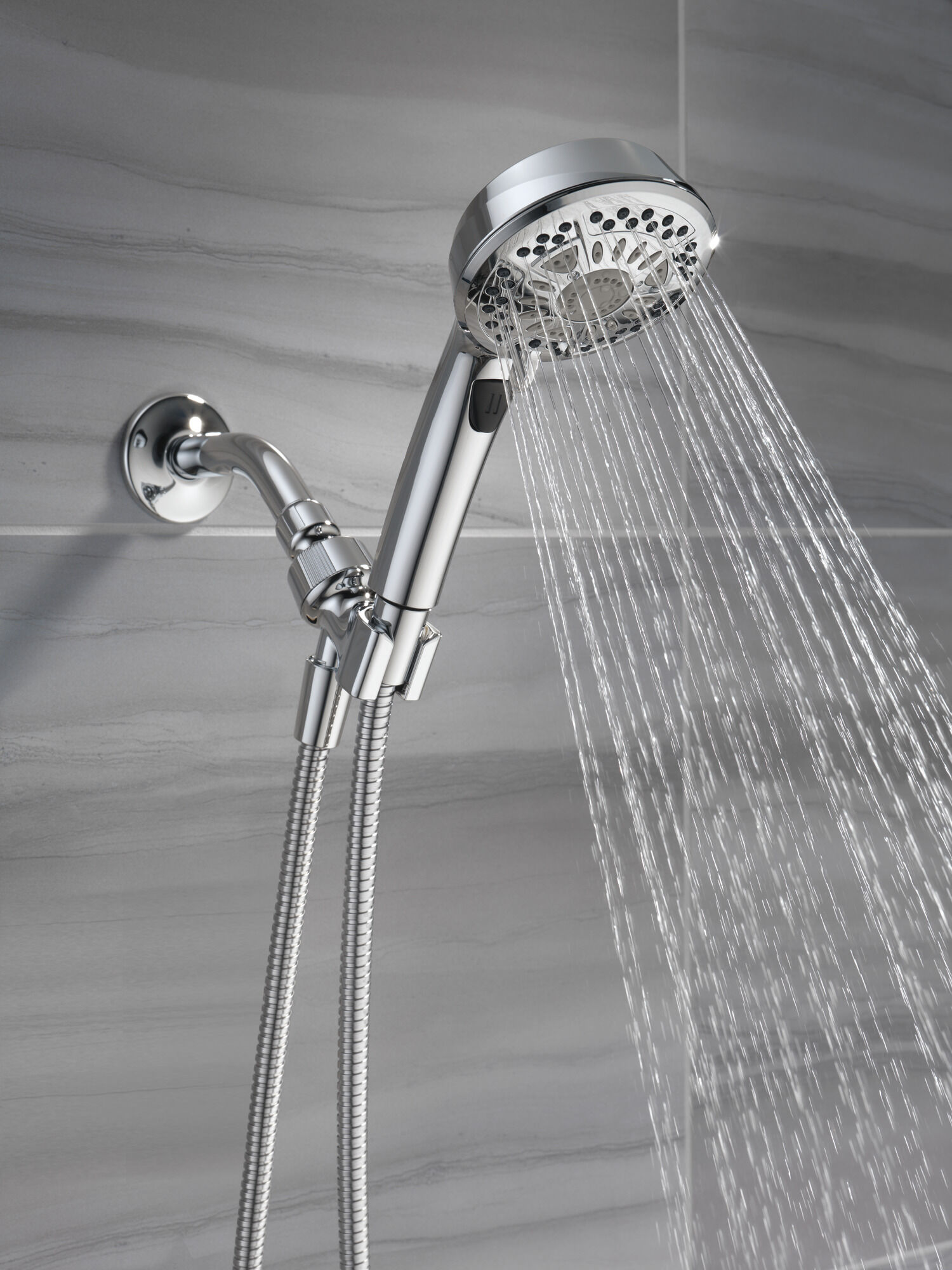 75601 7 Настройка ручного душа Delta Faucet Universal Showering Хром  - Вид №6