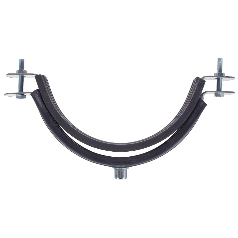 Хомут с резиновой прокладкой и пресс-гайкой М8, 127 мм ПЕТРОТЕХ STLM-2131579 - Вид №1