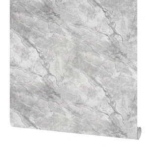 Обои флизелиновые Belvinil Агат серые с абстрактным рисунком 89423436