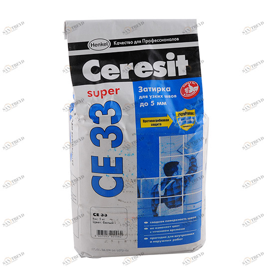 Затирка №41 Super СЕ 33 натура 2кг CERESIT 48 598 254463