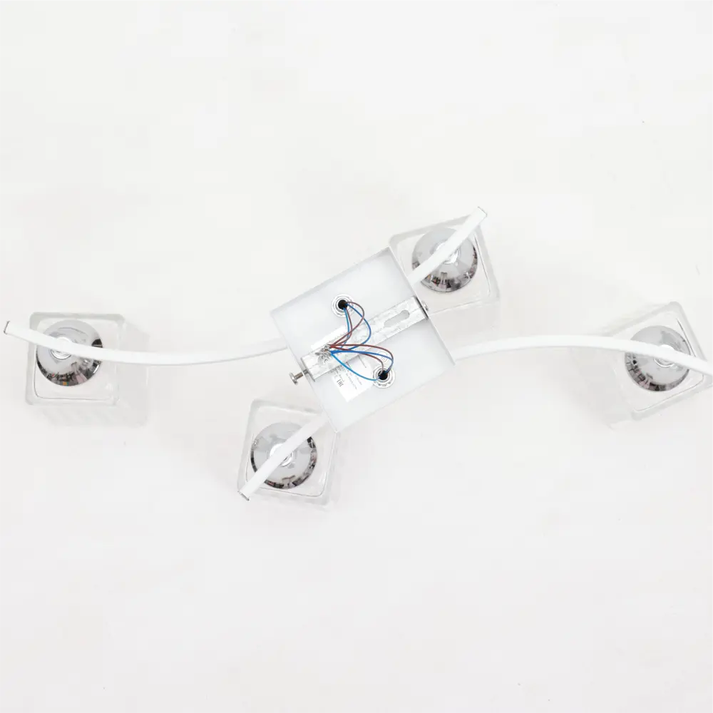 Люстра потолочная «Nares» 4 лампы 12 м² цвет белый SCHAFFNER STLM-2123268 - Вид №10