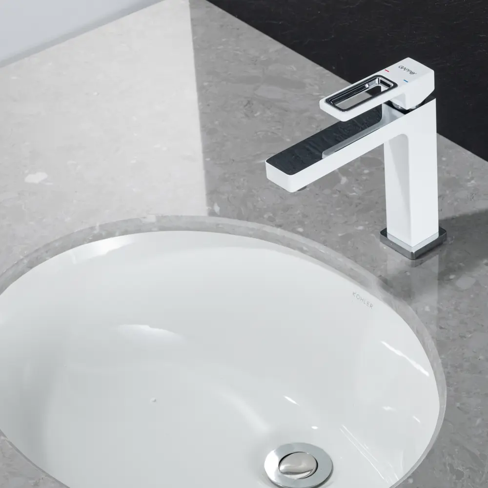 Смеситель GAPPO Eder для раковины с высоким изливом и хромированным покрытием 89359051 STLM-0985561 - Вид №4