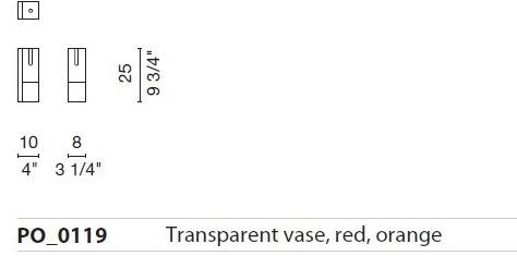 Cappellini Ваза из оргстекла sun-id-1459779 - Вид №1