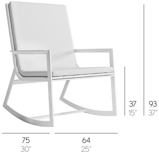 GANDIABLASCO Кресло-качалка Flat sun-id-1493076 - Вид №2