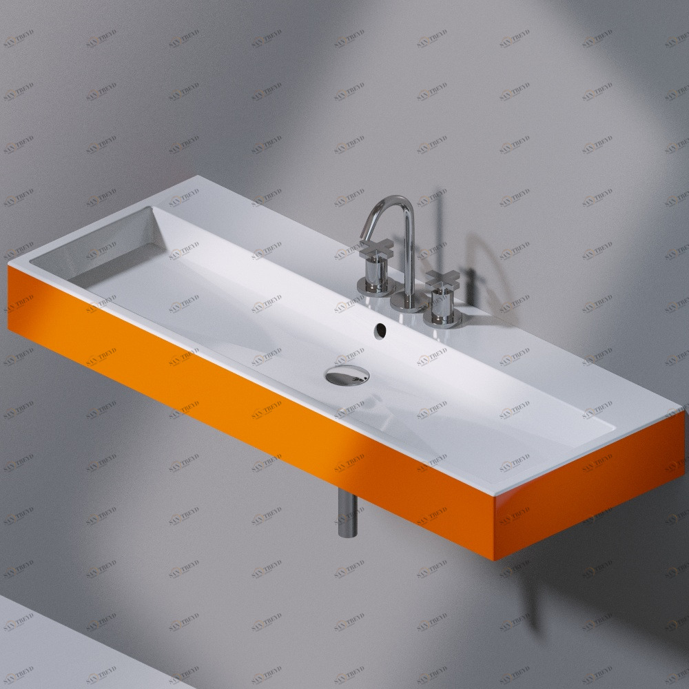 L279T1R3V4.214 Подвесная раковина настенная прямоугольная A. e T. Italia Tank AeT ITALIA