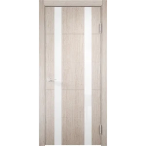 Дверь межкомнатная остеклённая Artens Нолан 80X200 см цвет дуб бьянко