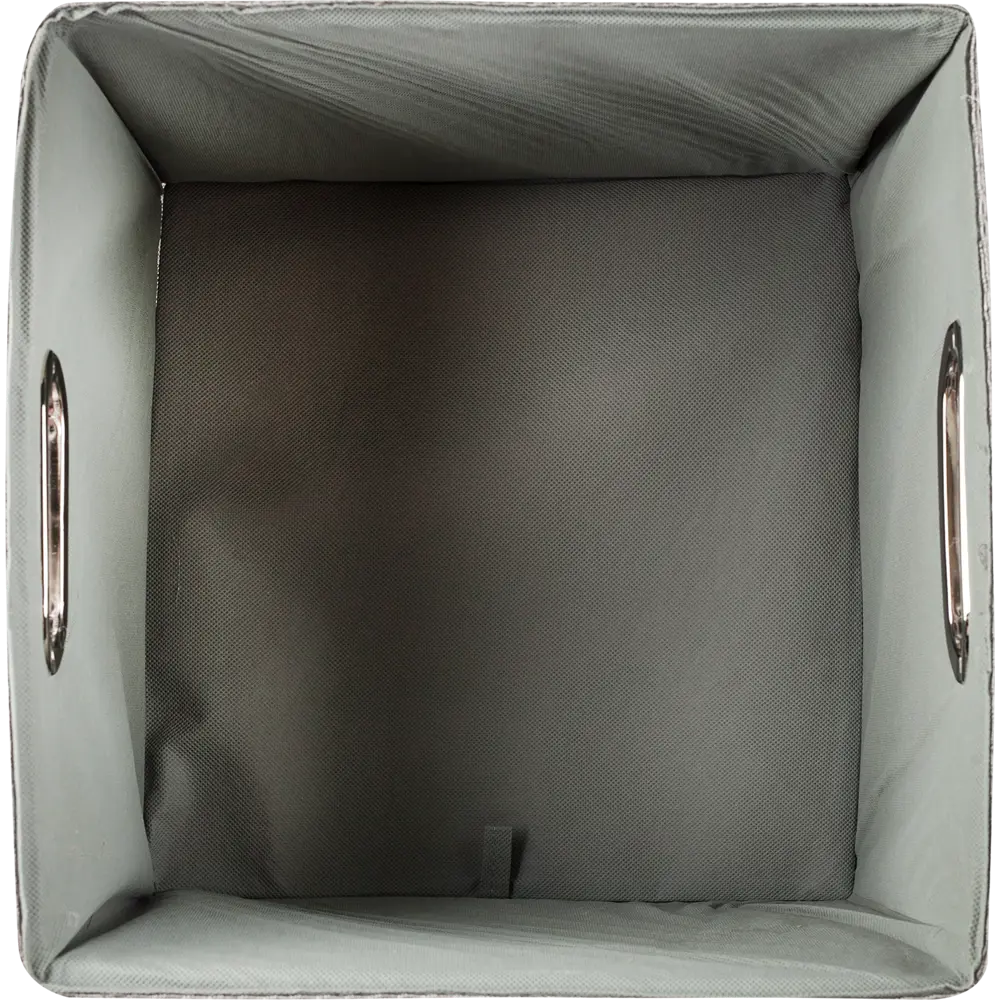 Короб плетеный 31x31x31 см полипропилен цвет серый Santreyd QR11F-L STLM-2003683 - Вид №2