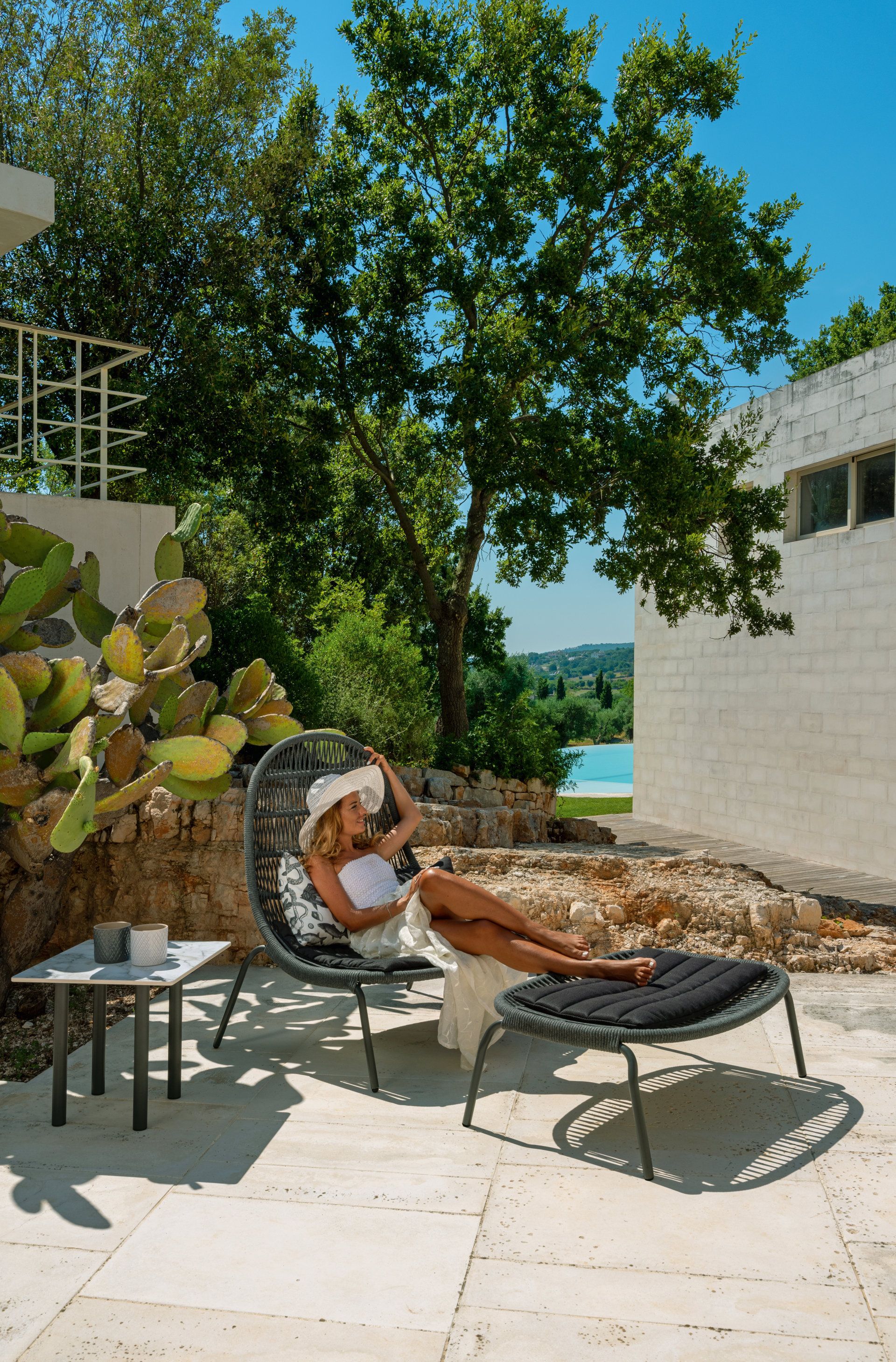 Веревочный садовый стул Talenti Панама ARCH-00054170 - Вид №5