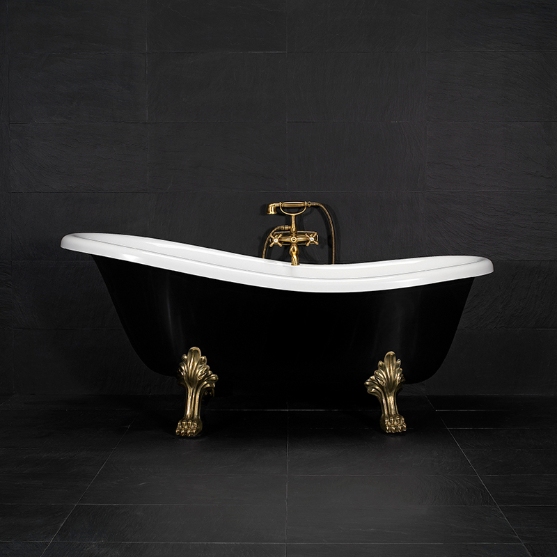 20000703 Ванные Комнаты Victoria 1670 En / Белые Античные Лапы Westerbergs Черно-Белый 