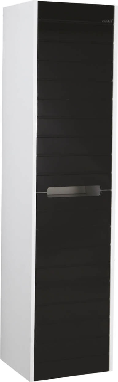 Fuga Tall Cabinet Glossy White - Глянцевый черный / FG2160.00.BS Fuga Creavit - Вид №1