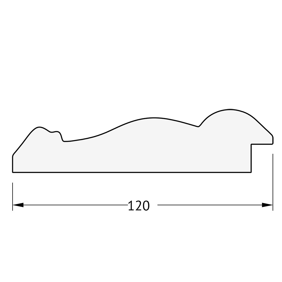 BY 3859 Зеркало в багетной раме - состаренная бронза с орнаментом 120 mm EVOFORM Octagon - Вид №3
