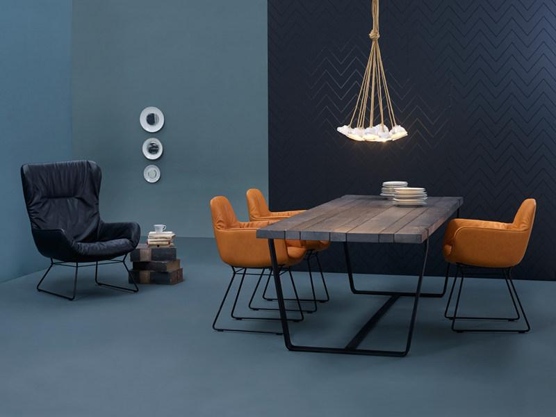 Freifrau Кожаное кресло с салазками и подлокотниками Leya sun-id-1450962 - Вид №1