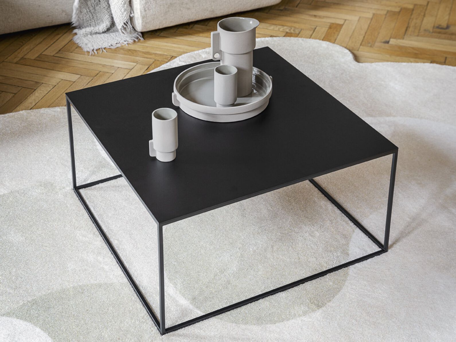 Квадратный стол из листового металла Calligaris THIN ARCH-00117316 - Вид №2