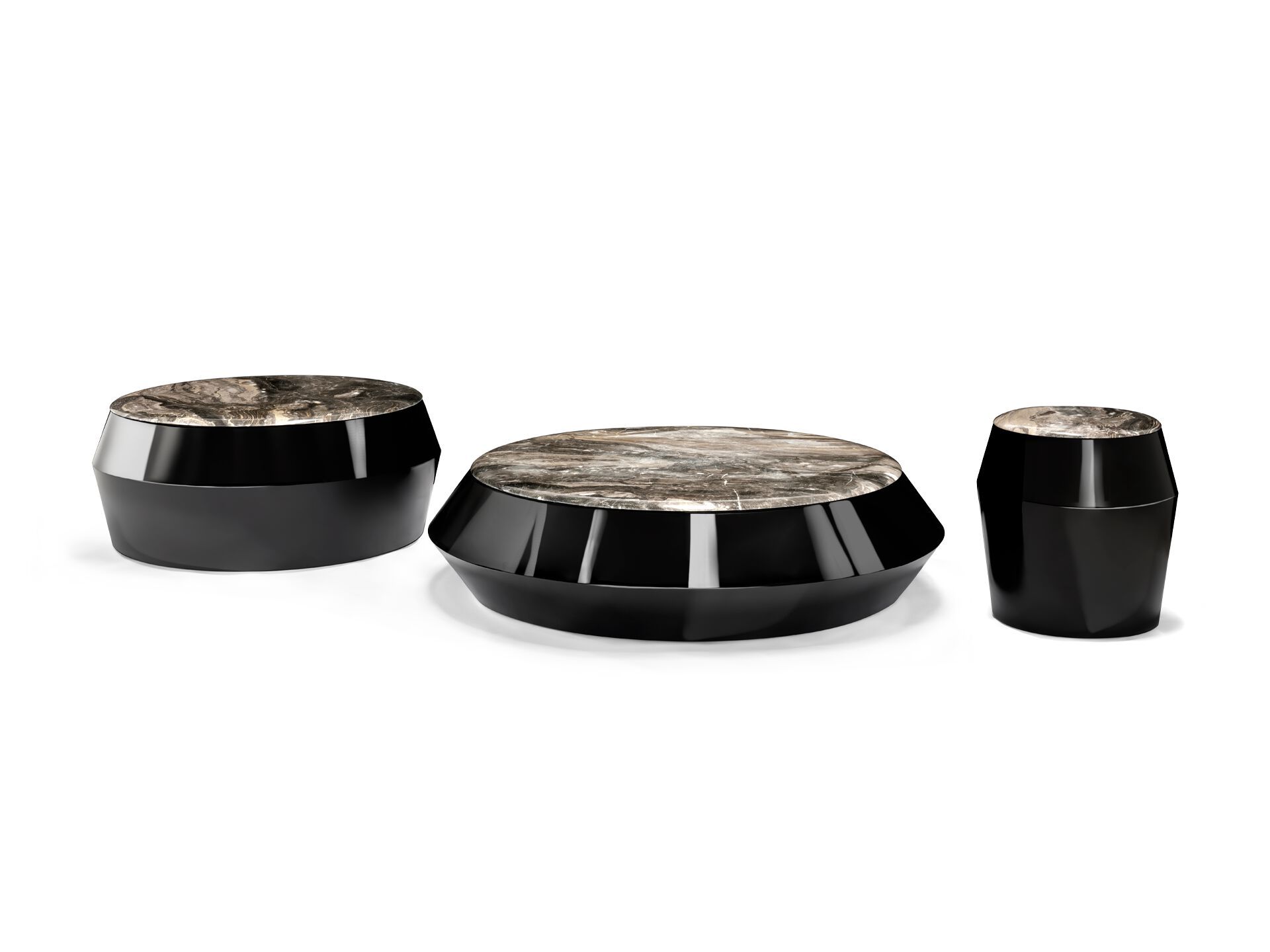 Мраморный круглый журнальный столик Arketipo UFO ARCH-00058487 - Вид №2