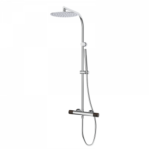 90499909 PREMIUM Chrome Смеситель для душа с колонкой Хром-Ногаль GRB MIXERS