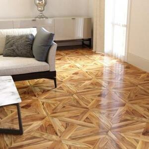 Модульный паркет Da Vinci Vasilisa Орех Европейский (Грецкий) Натур (Гладкая) 498х498 мм.