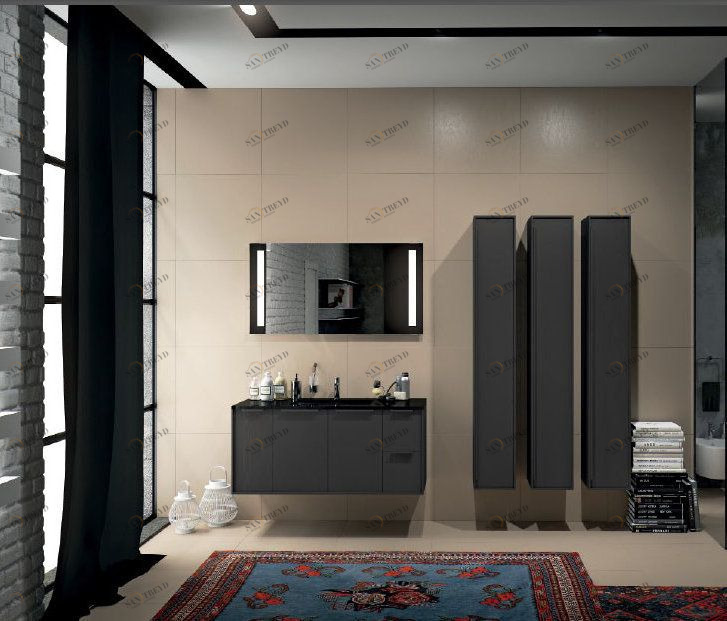 MANHATTAN 7 Комплект мебели cm 122,4+27,4+27,4+27,4 Berloni Bagno 42966