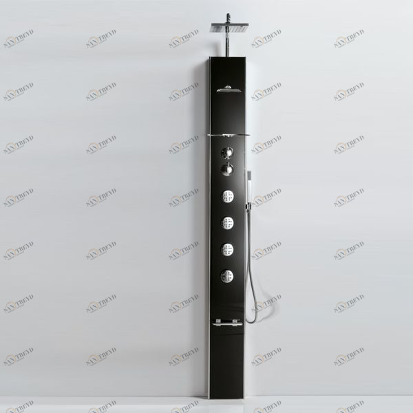 Душевая колонна термостатическая CASCATA 1 Novellini CASCATA черная CASC1VTH