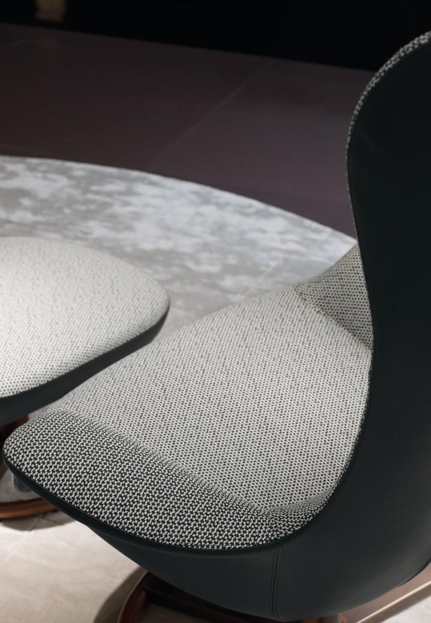 Giorgetti Вращающееся кресло из ткани с подлокотниками Tilt sun-id-1503116 - Вид №5