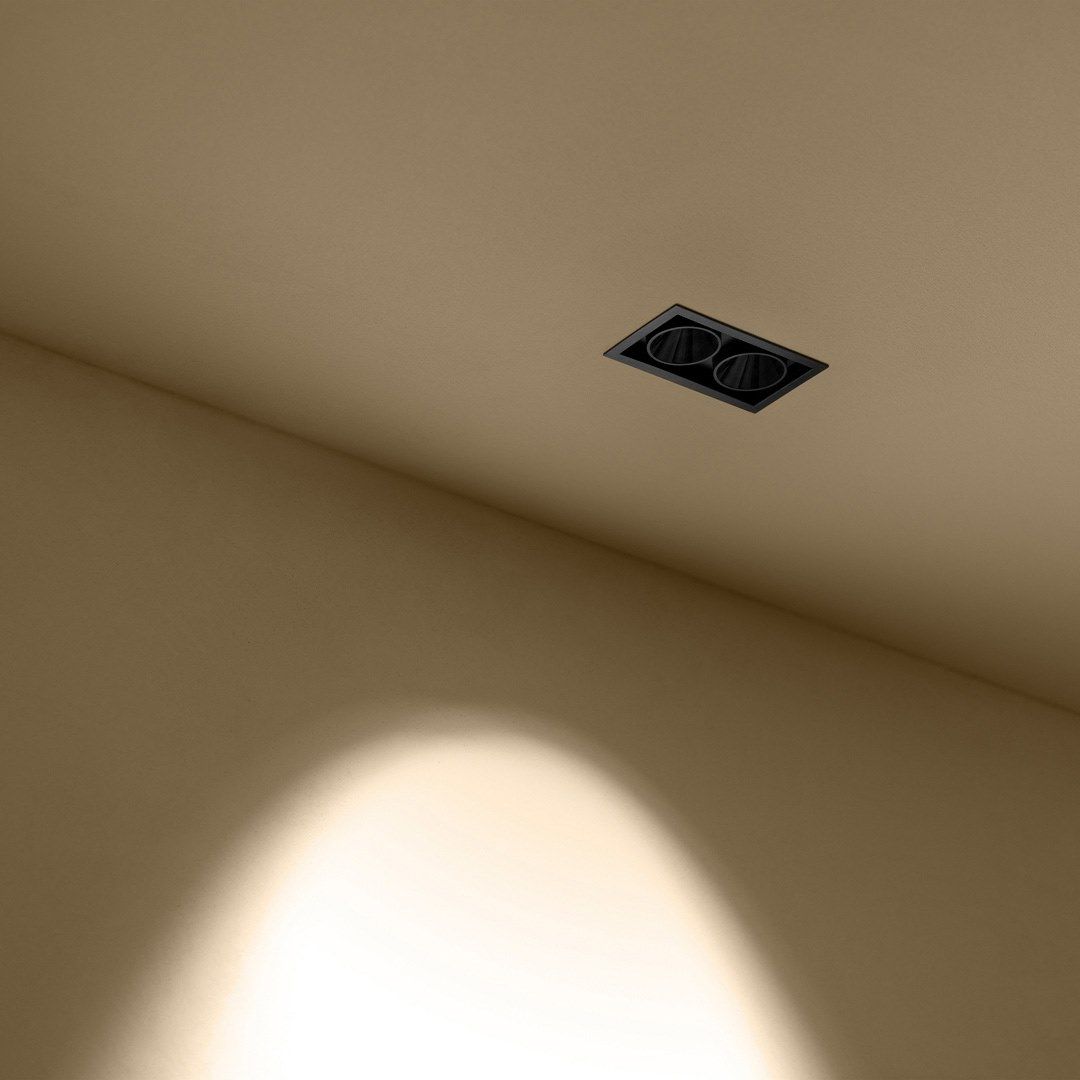 Несколько алюминиевых светодиодных утопленных прожекторов Arkoslight Black Foster ARCH-00041866 - Вид №7