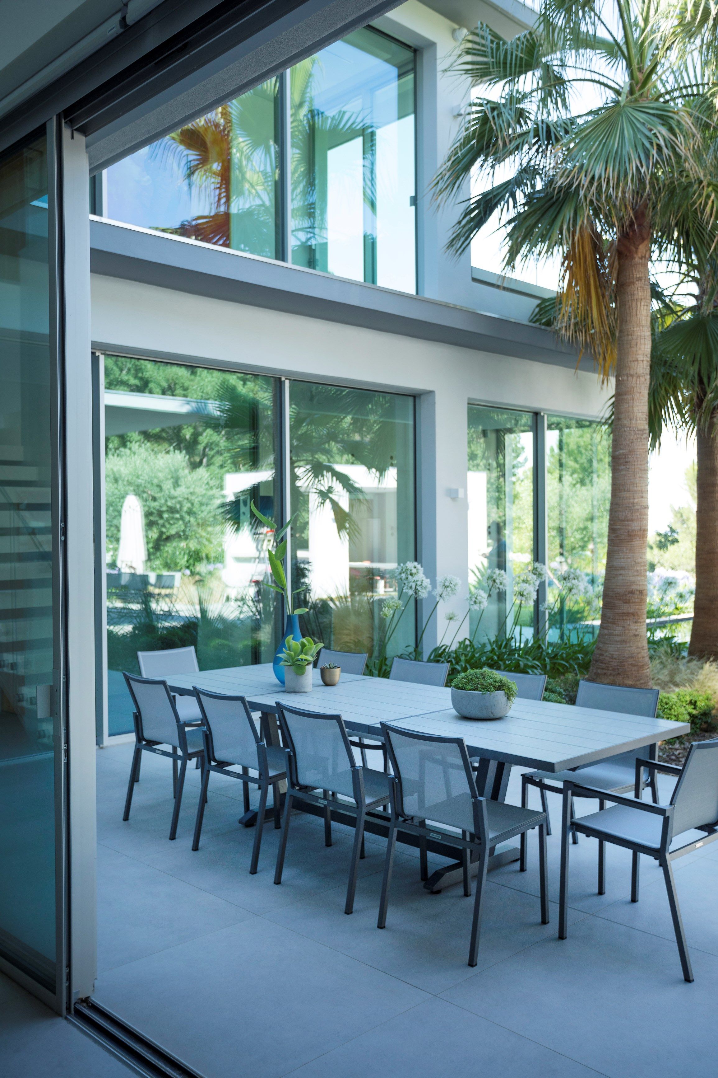 HPL выдвижной прямоугольный садовый стол Les Jardins® Amaka ARCH-00132637 - Вид №10