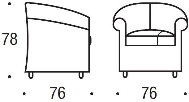 Felis Кресло из ткани с подлокотниками Complements sun-id-1476779 - Вид №1