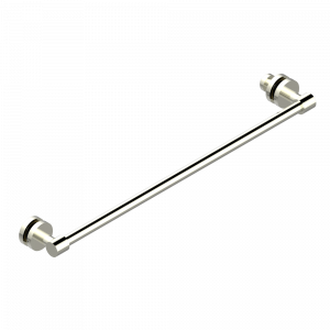 A46-514V2 Держатель для полотенец в комплекте с перекладиной 700 мм для установки на стеклянные двери с ручкой большого размера и фланцем Thg-paris Pomme с золочением Никель