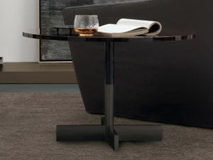 JESSE Низкий лакированный журнальный столик с основанием 4 звезды