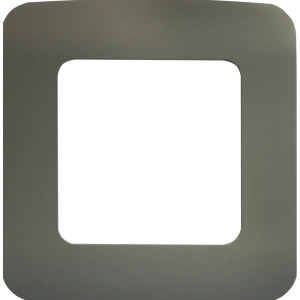 Рамка для розеток и выключателей Lexman Cosy 1 пост, цвет серый