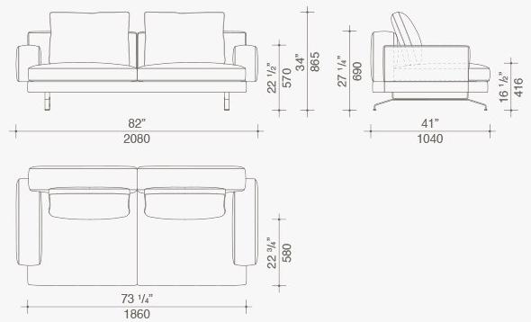 Lema 3-х местный тканевый диван sun-id-1400281 - Вид №8