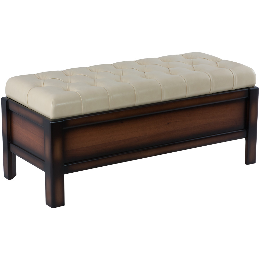 18027 Банкетка Лотос 3 Орех Ваниль BOGACHO 4627138157138 - Вид №3