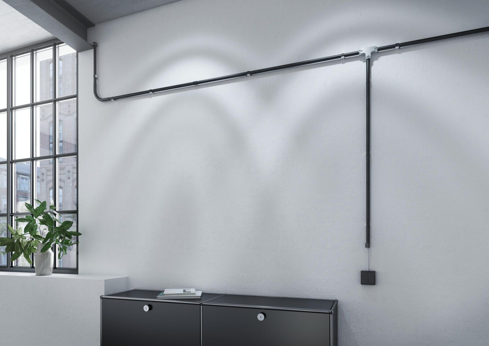 Зажим для электрического канала OBO Bettermann BlackLine ARCH-00080619