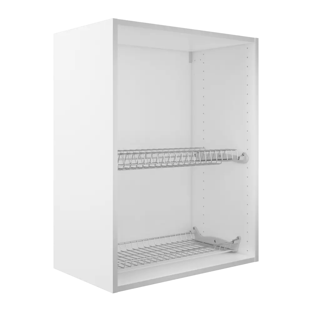 Сушилка для посуды в шкаф Delinia ID 54.4x7x22.4 см двухъярусная металл цвет хром STLM-2050580 - Вид №1