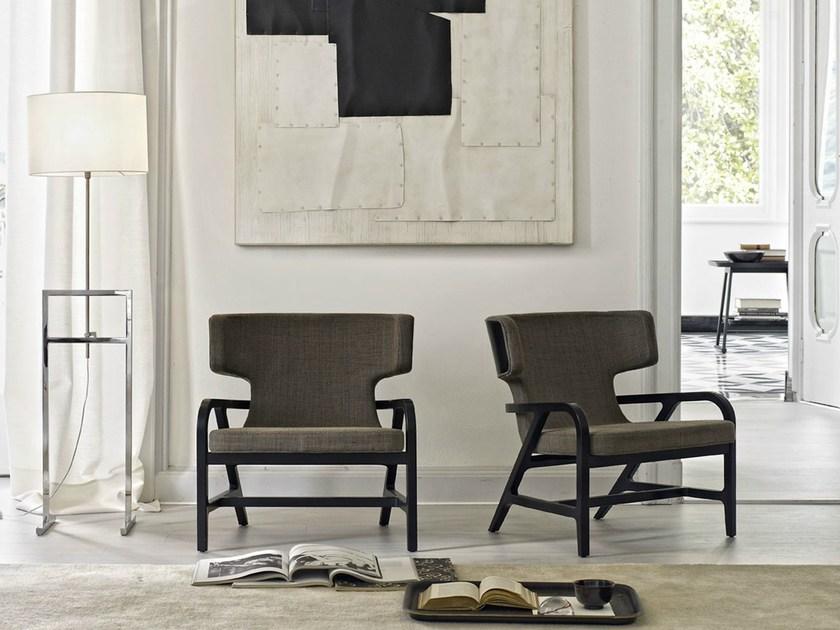 Maxalto Кресло из ткани с подлокотниками Fulgens sun-id-1473191 - Вид №1