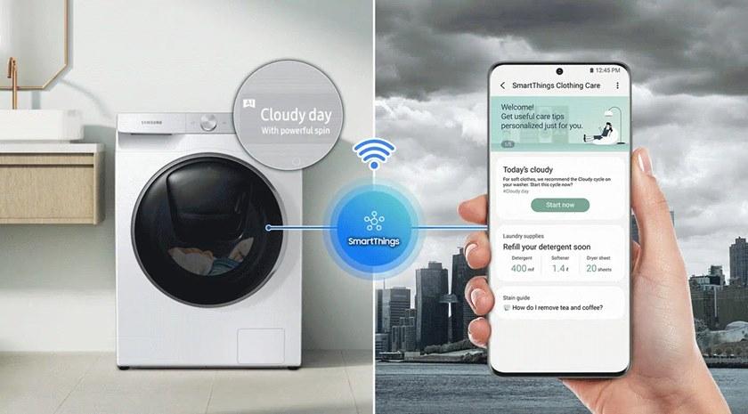 Samsung Home Appliances Стиральная машина 9 кг класс а +++  Ww90t986ase  - Вид №3