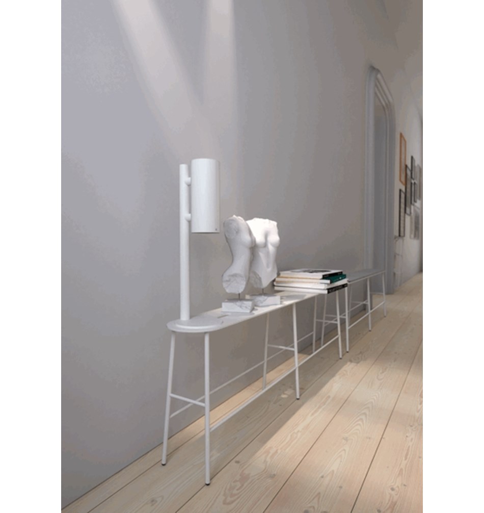 FROST БУКТО СКАМЬЯ 6303 » белый Нержавеющая сталь Белый U6303-W  - Вид №1