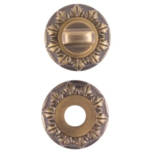 Завертка к ручкам круглая Renz цвет кофе