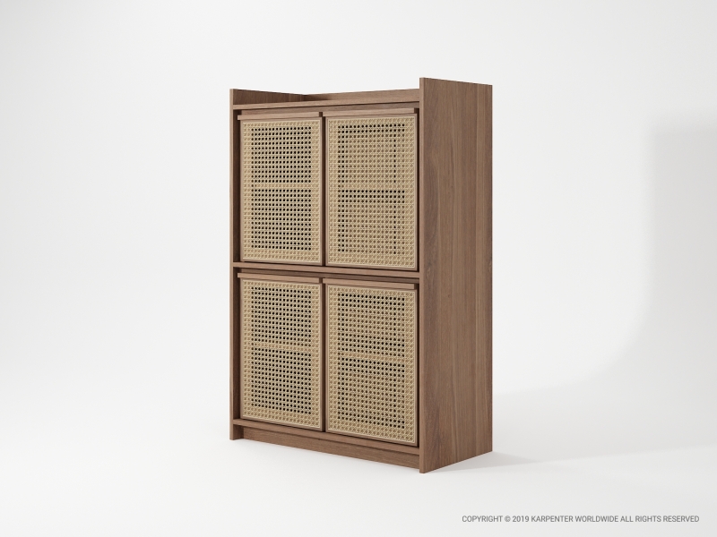 571_1234 Шкаф с 4 дверцами Karpenter ROOTS - Вид №1