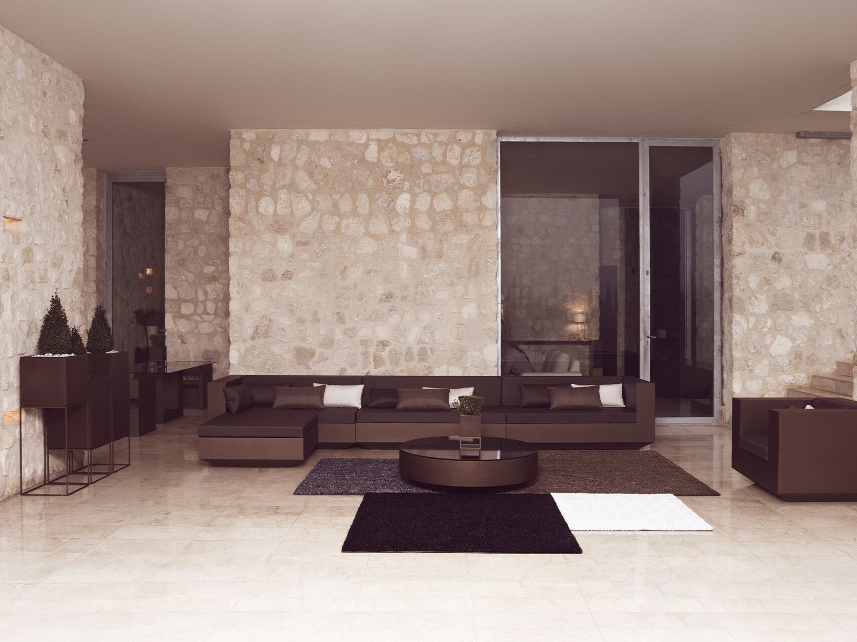 Круглый стол из полиэтилена Vondom ARCH-00047066 - Вид №2