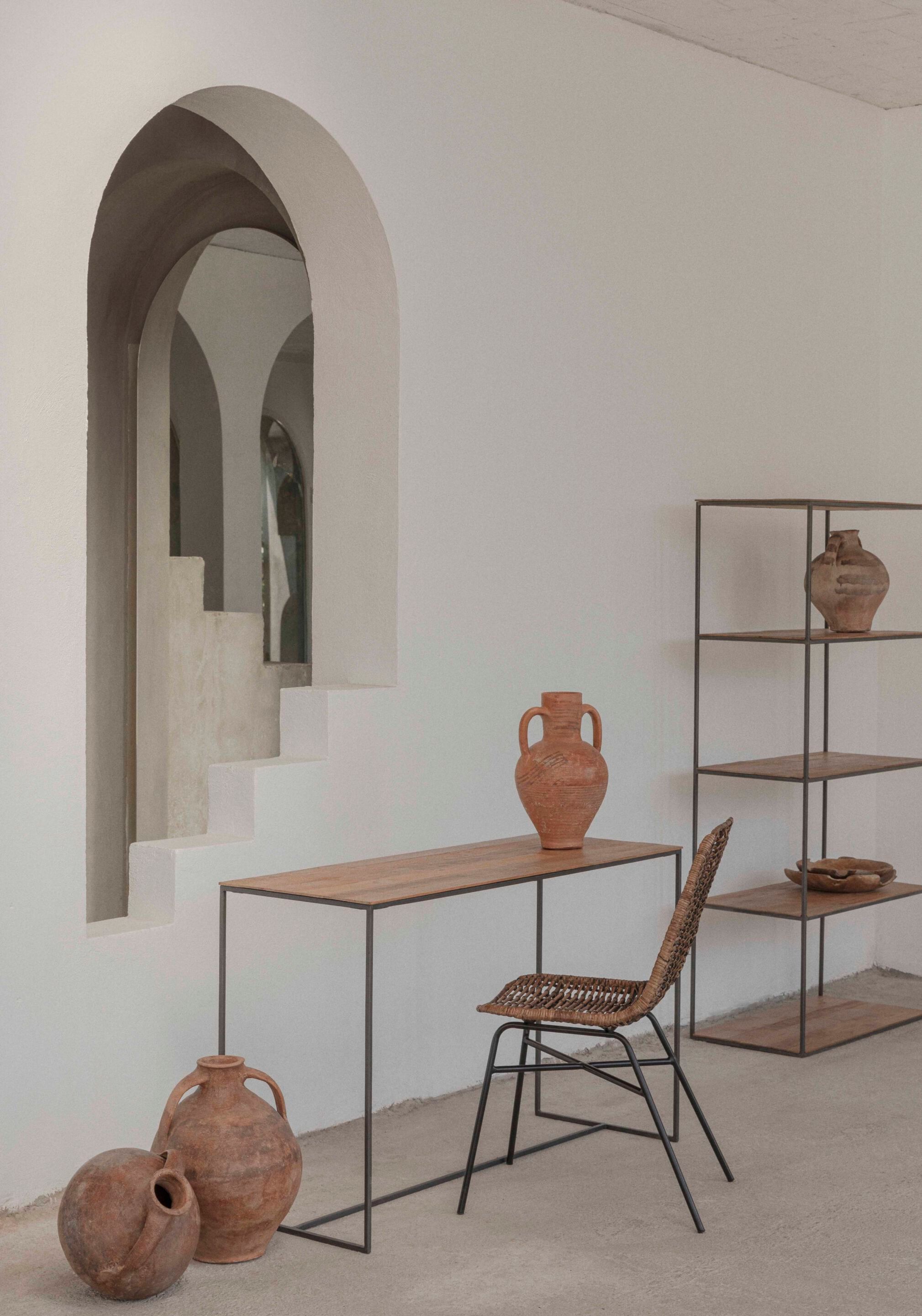 Прямоугольная консоль из стали и дерева Pilma Cute ARCH-00153083