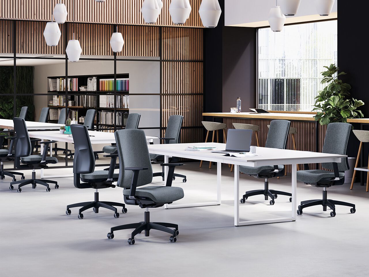 Ткань операционный офисный стул с подлокотниками FREZZA Kiku ARCH-00146085 - Вид №1