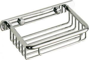 H278/CR Sanibano, решетка прямоугольная 1-уровневая, длина 16 см, цвет хром