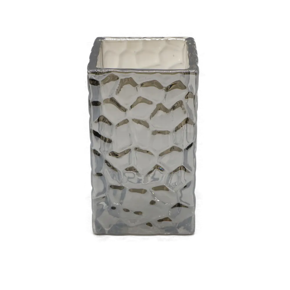 Стакан для зубных щеток PROFFI HOME Bubbles - серый стеклянный аксессуар для ванной 89381140 STLM-1569632