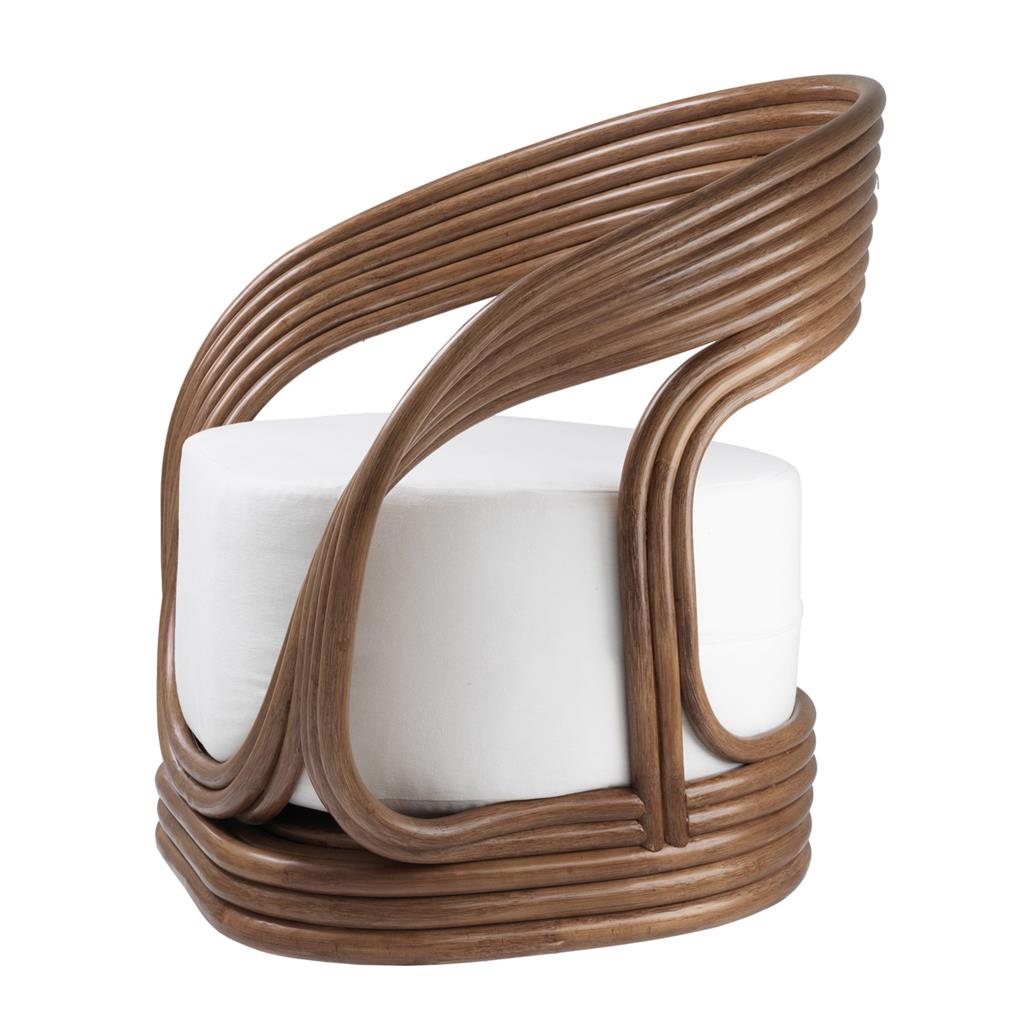 Кресло Romeo от Eichholtz коричневое EICHHOLTZ ДИЗАЙНЕРСКИЕ 247958 Коричневый;белый  - Вид №5