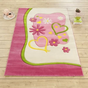 Ковер детский розовый 133х190 см Lady CILEK PRINCESS 00-3832217 Розовый