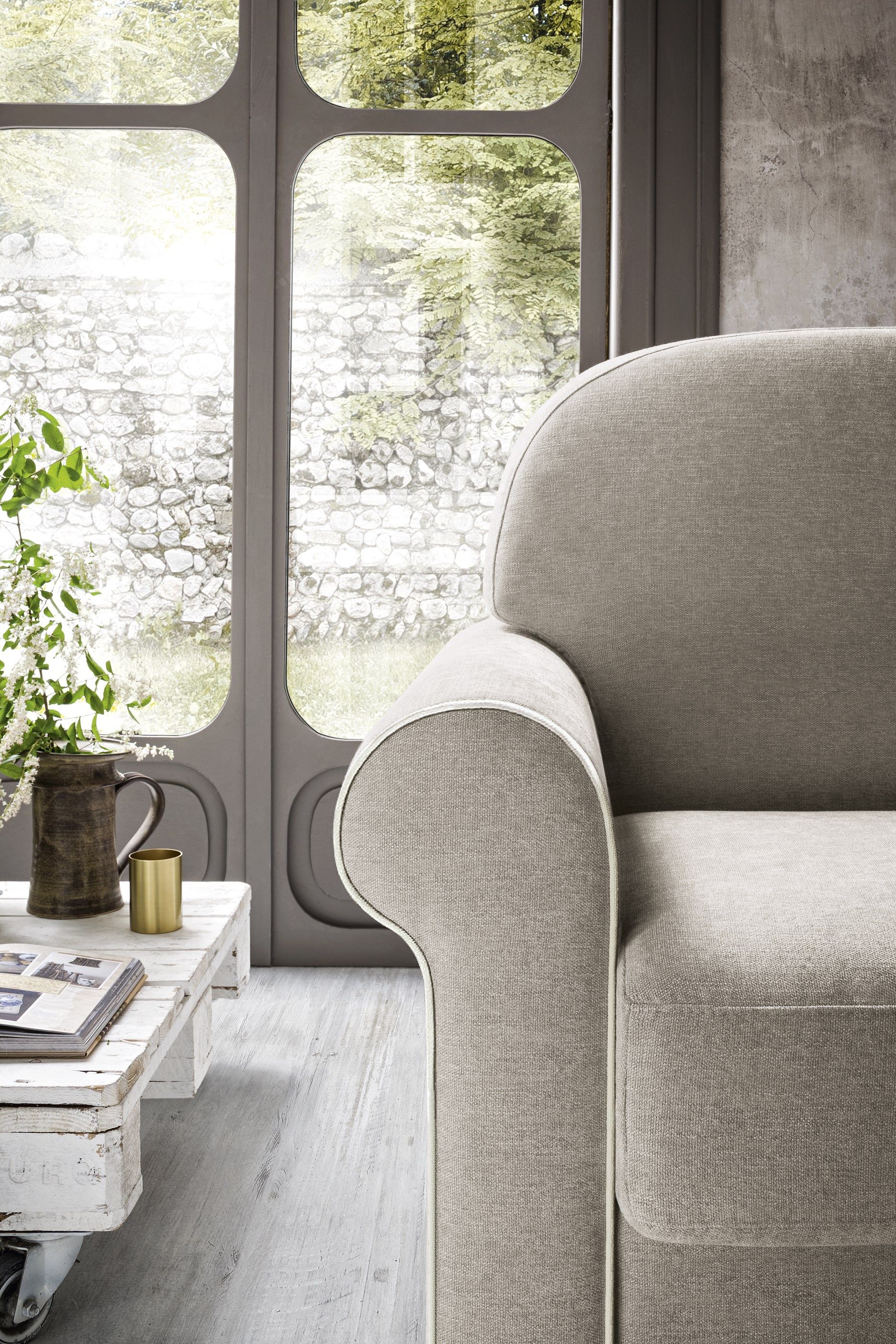 Двуспальный диван-кровать из ткани Felis Day &amp ARCH-00103071 - Вид №2