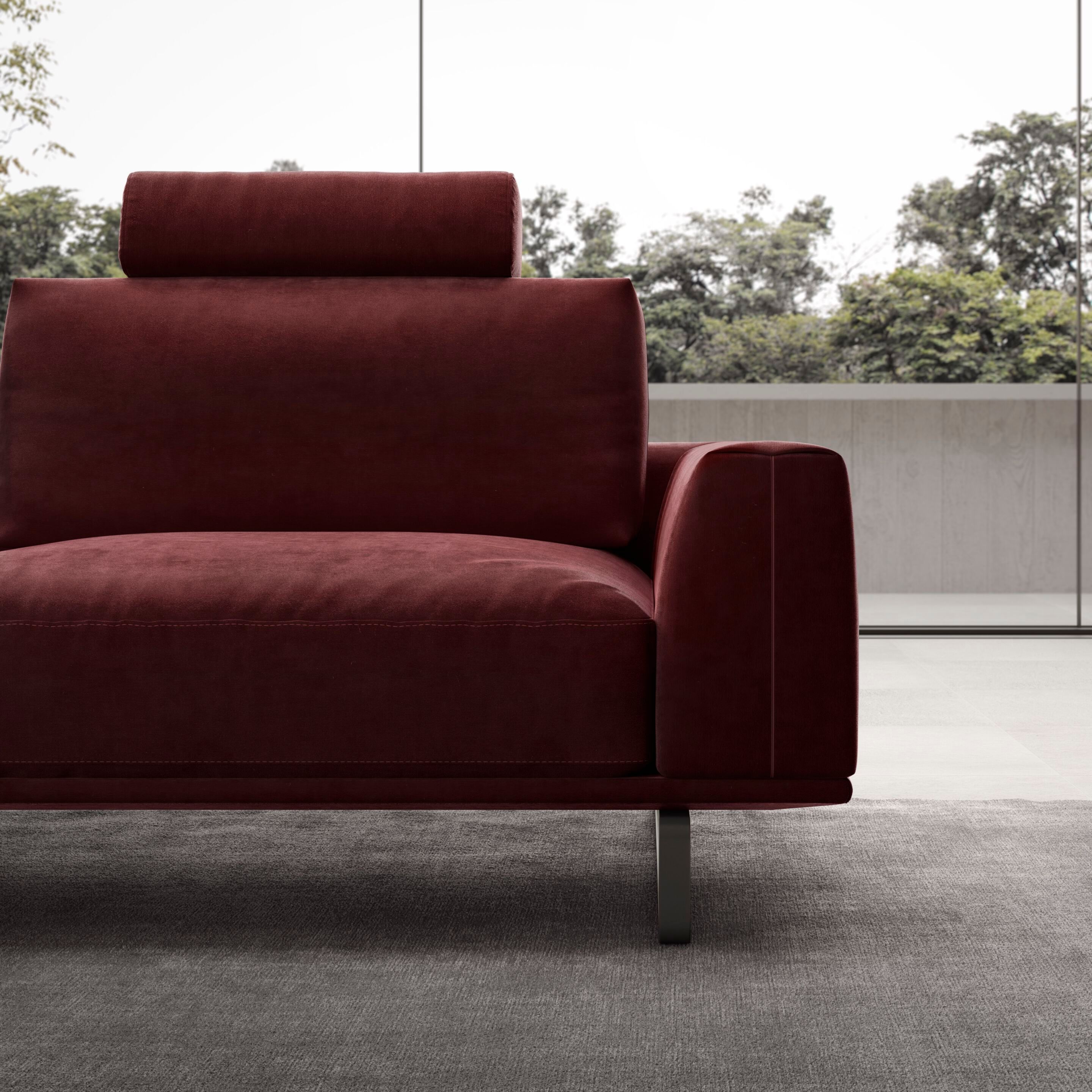 Угловой диван из ткани Natuzzi Italia время ARCH-00027189 - Вид №3