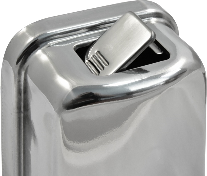 2512.042 Дозатор для жидкого мыла из нерж стали антивандальный TM804 Solinne Puff  - Вид №4