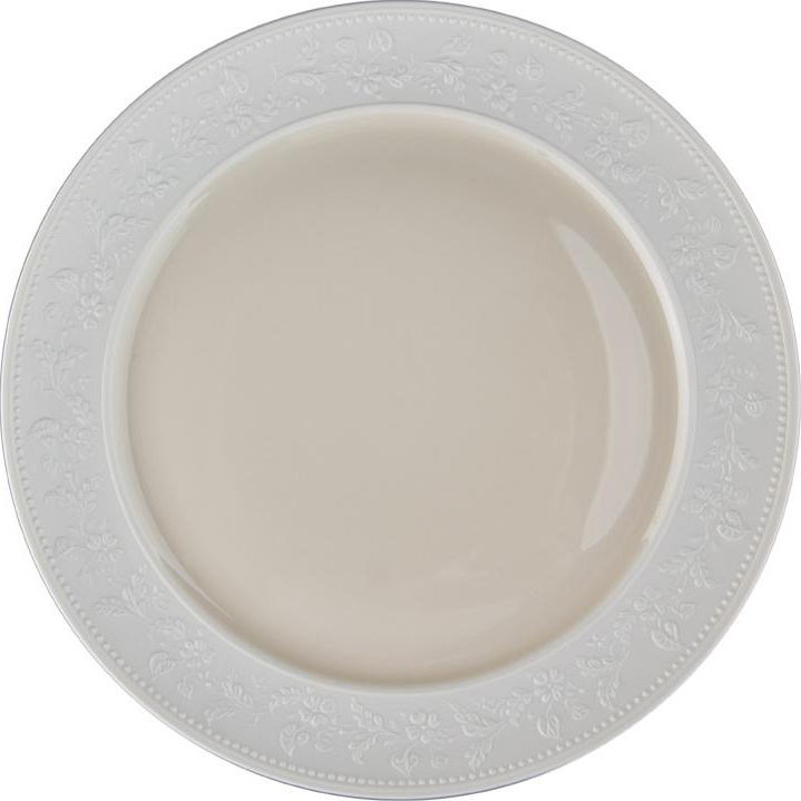 60582 JL Coquet Тарелка суповая 19,5см "Джорджия Айвори" Фарфор 